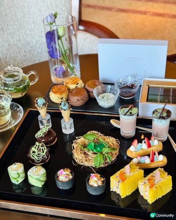 薄荷朱古力控必衝！港麗下午茶🤤🍫