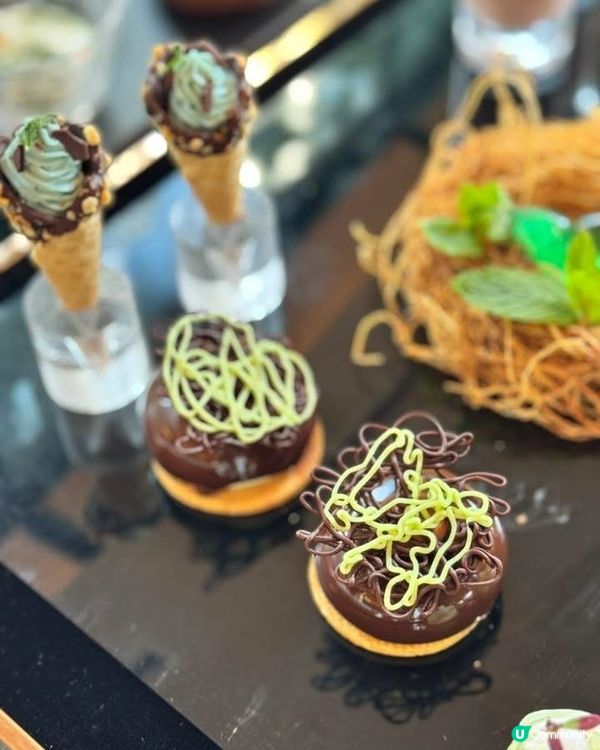 薄荷朱古力控必衝！港麗下午茶🤤🍫