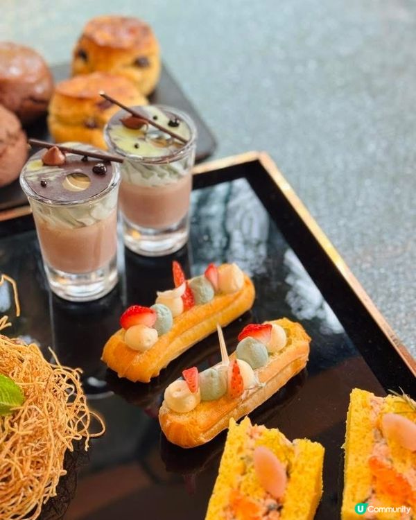 薄荷朱古力控必衝！港麗下午茶🤤🍫