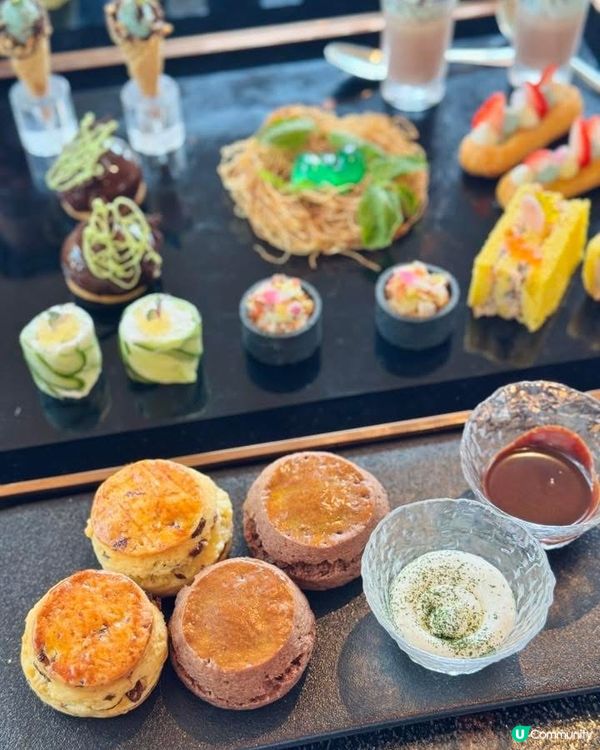 薄荷朱古力控必衝！港麗下午茶🤤🍫