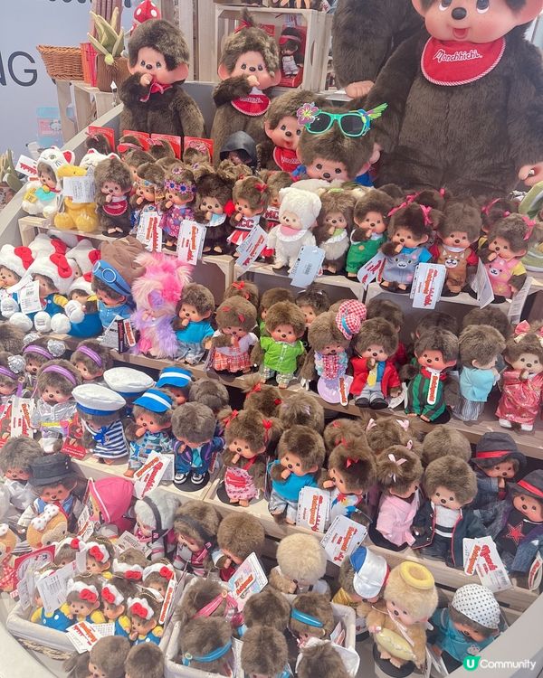 萬象天地Monchhichi主題店 🤩 勁可愛！