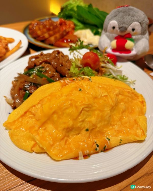 東涌韓國菜🇰🇷！烤牛肉蛋包飯超正😋！