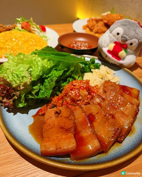 東涌韓國菜🇰🇷！烤牛肉蛋包飯超正😋！
