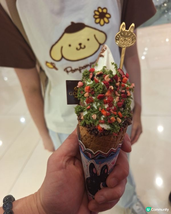 Godvia x Labubu 雙重朱古力軟雪糕