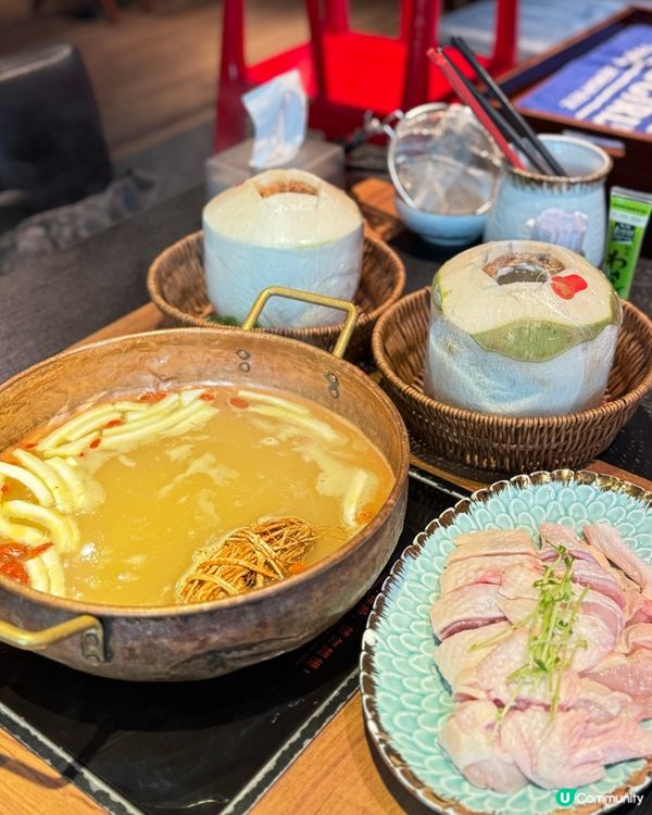 椰子雞煲必食！荃灣大紅袍🔥🍲😋