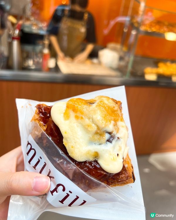 尖沙咀新晉人龍店「Milkfill」原味爆漿拿破崙🧡