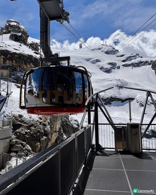 介紹番！瑞士🇨🇭鐵力士雪山！雖然名氣不及少女峰，不過景色一啲...