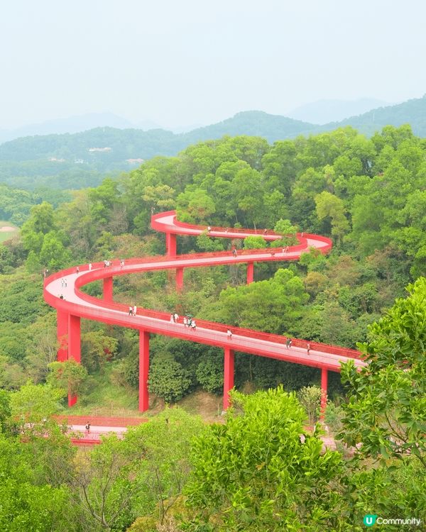 深圳虹橋公園一個非常特別嘅螺旋坡道，公園內仲有多個打卡位，螺...