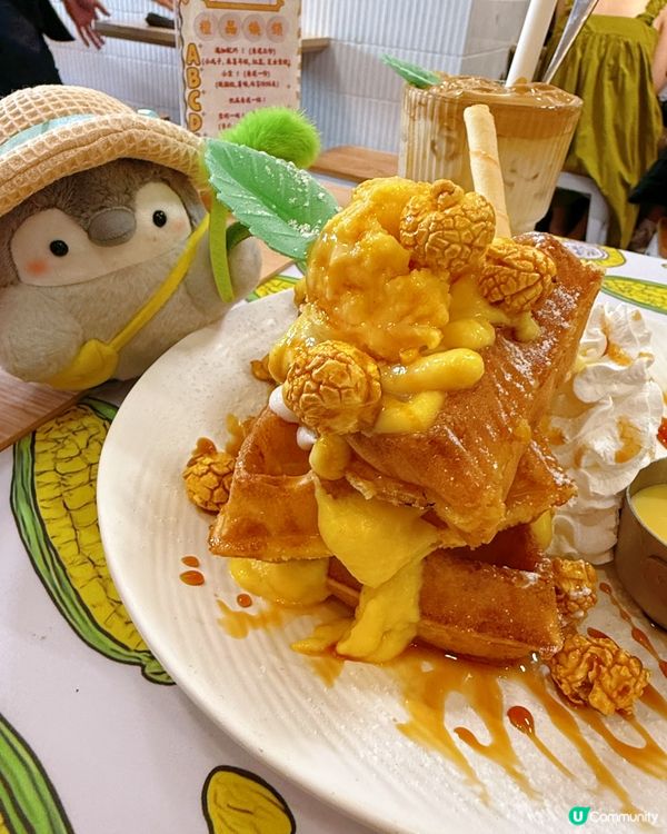 粟米控注意！旺角期間限定🌽🧇☕️