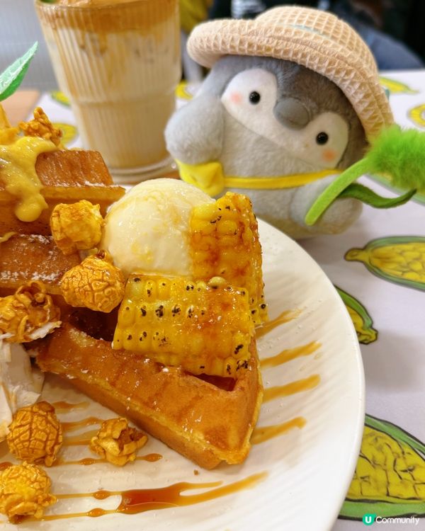 粟米控注意！旺角期間限定🌽🧇☕️