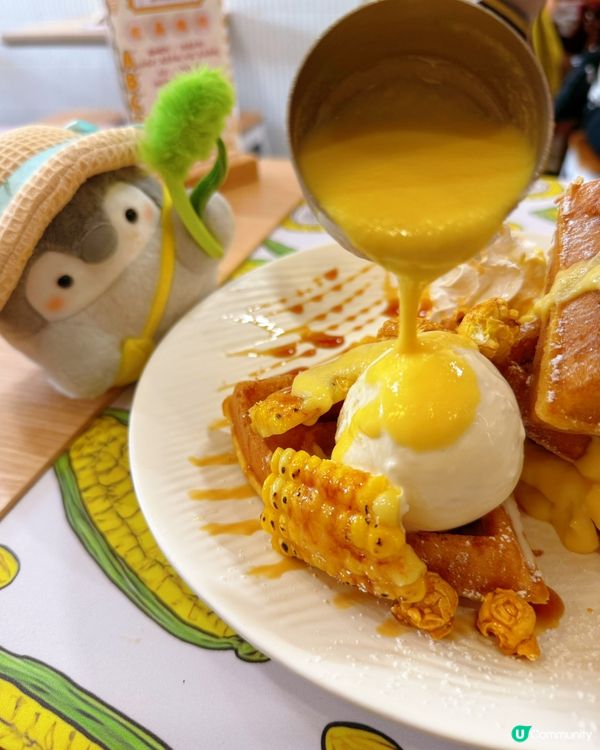 粟米控注意！旺角期間限定🌽🧇☕️