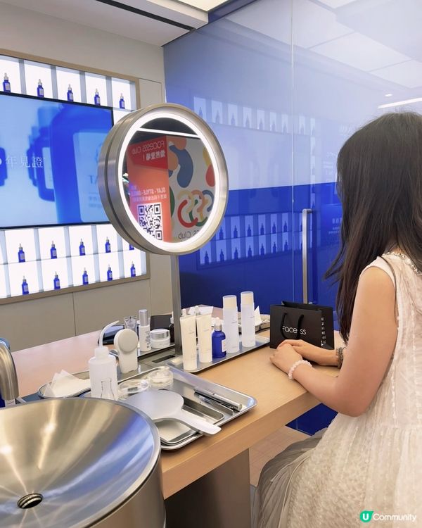 Facesss獨家專櫃體驗🤩小藍瓶！✨