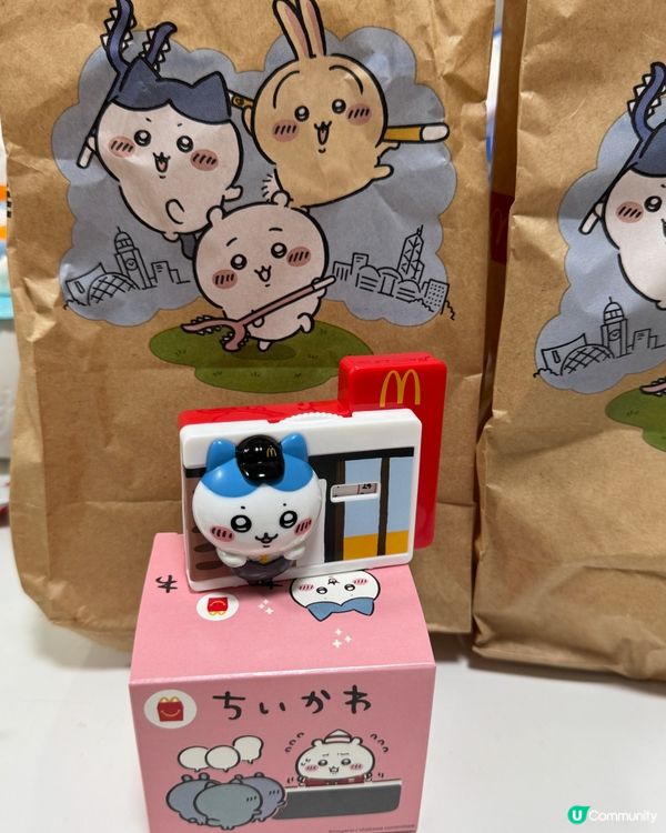 Chiikawa開心樂園餐🥳Hachiware麥當勞玩具🧡