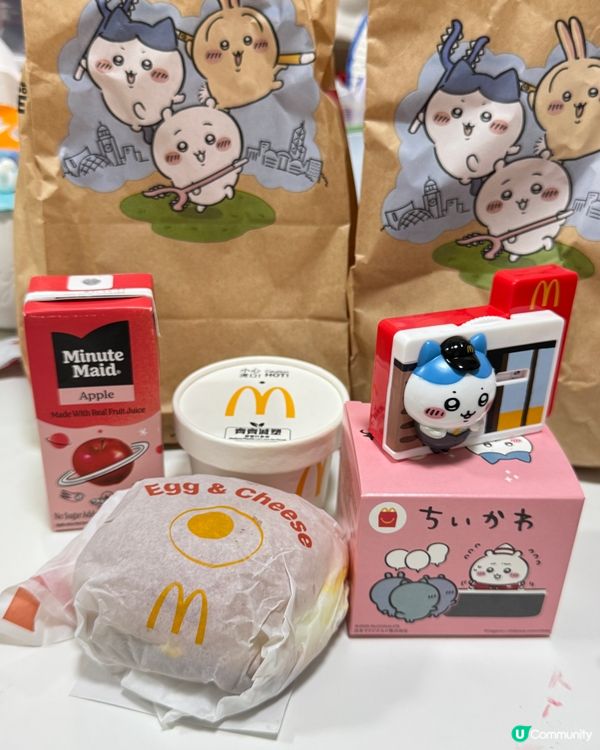 Chiikawa開心樂園餐🥳Hachiware麥當勞玩具🧡