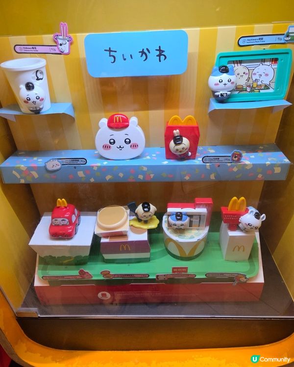 Chiikawa開心樂園餐🥳Hachiware麥當勞玩具🧡
