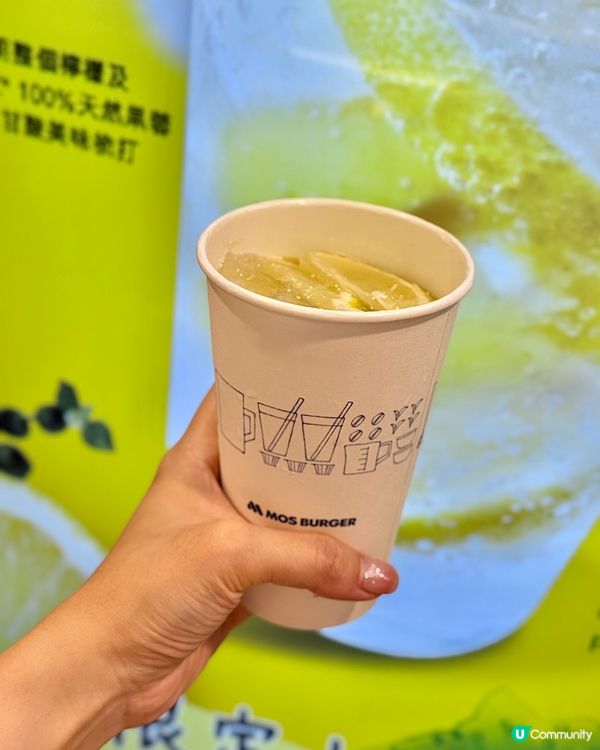 和風漢堡🍔+檸檬梳打🍋！清爽一夏！😋