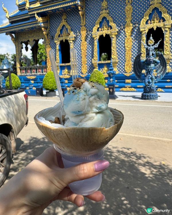 清萊藍廟(Wat Rong Suea Ten)🎨🕊️