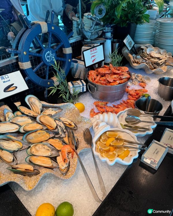 澳門旅遊塔360度全景自助餐🤤