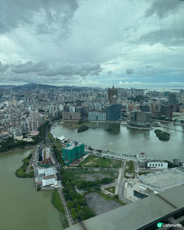 澳門旅遊塔360度全景自助餐🤤