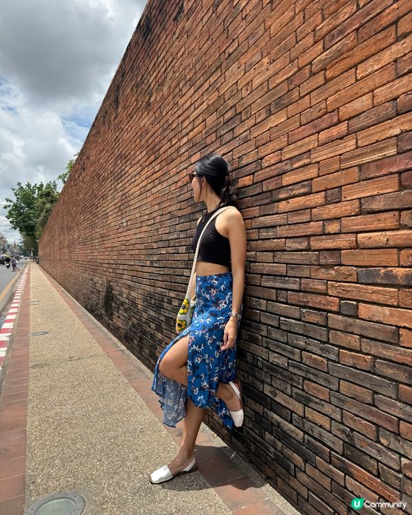 清邁古城門打卡📸！穿越時空之旅🏯！