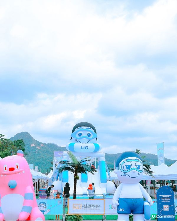 首爾景福宮對開 期間限定水上樂園！