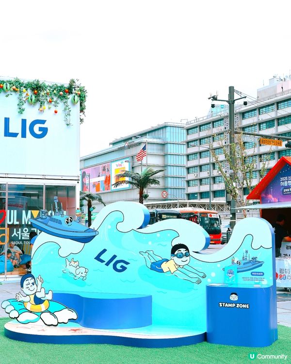 首爾景福宮對開 期間限定水上樂園！