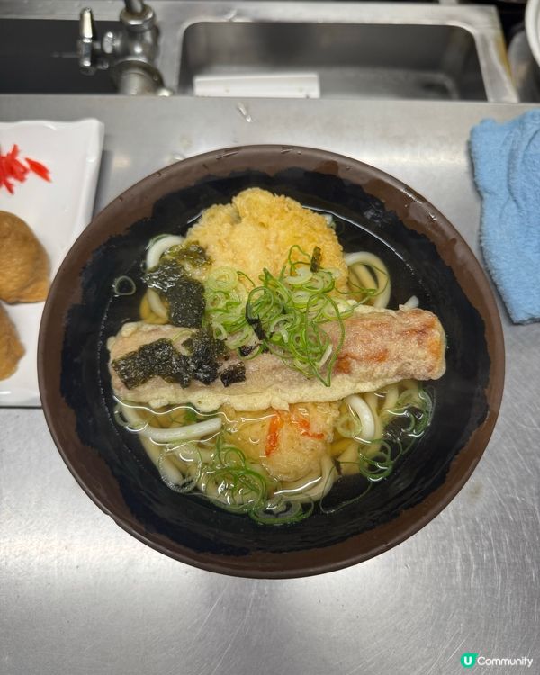 日本大阪暖笠笠濃湯烏冬🍜！朝早開餐一流😋！