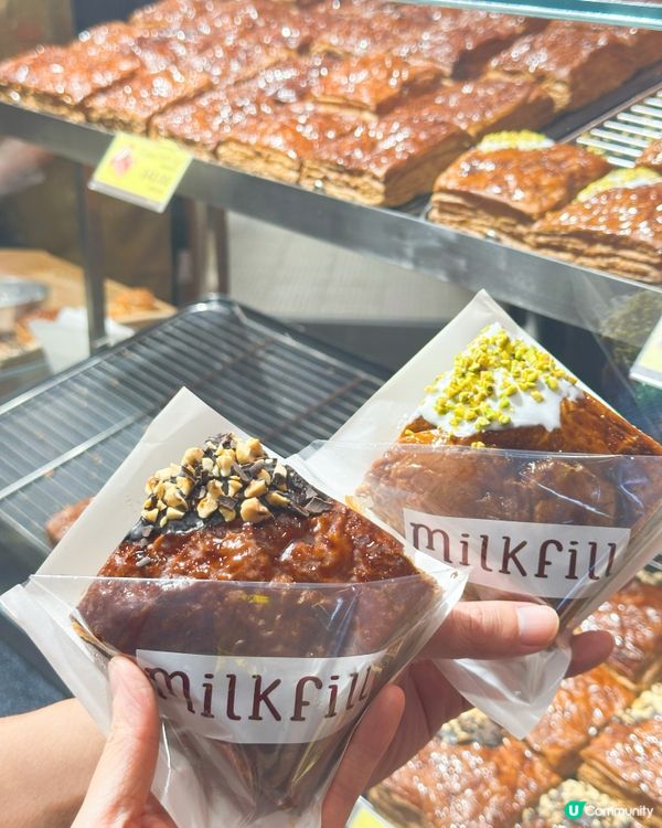 拿破崙泡芙爆餡啦！😋 酥皮控必試！