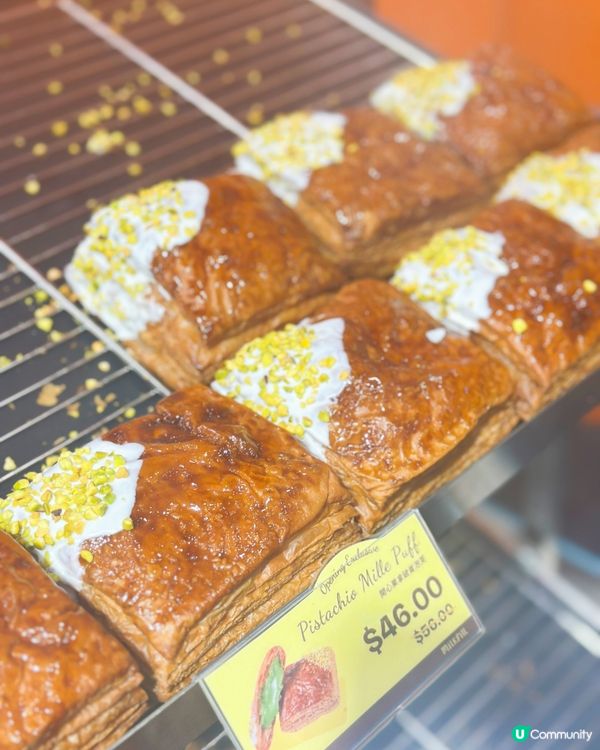 拿破崙泡芙爆餡啦！😋 酥皮控必試！