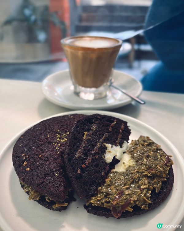 中環人氣CAFE😋期間限定杜拜開心果美式曲奇🍪