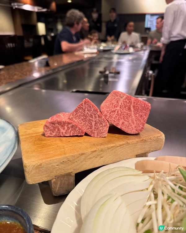 終於食到🐮神戶牛！