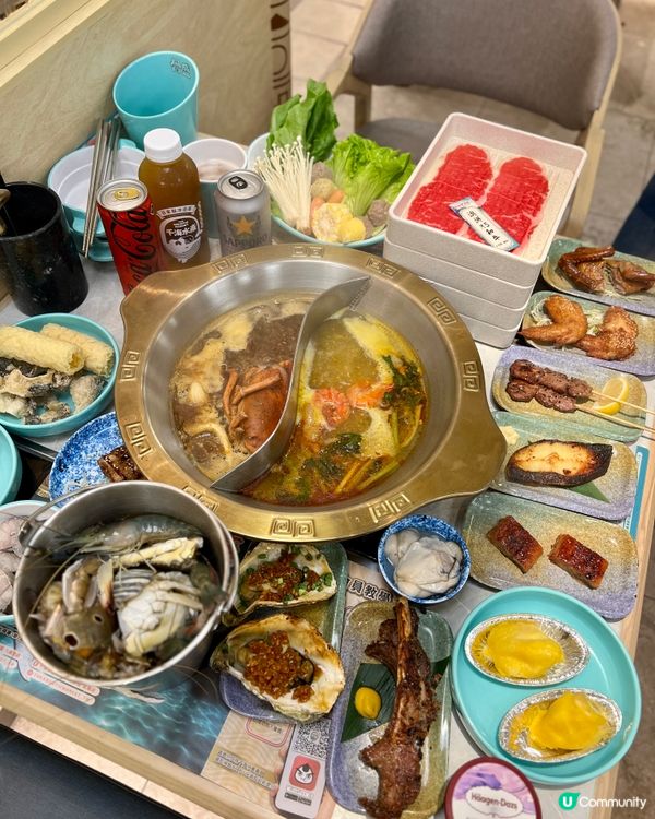 荃灣即撈海鮮火鍋放題 人氣不減晚晚爆場