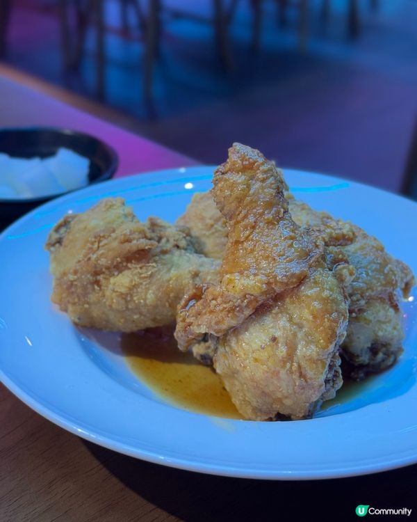 半半炸雞+豬肉湯飯🤤！抵食夾大件！😋