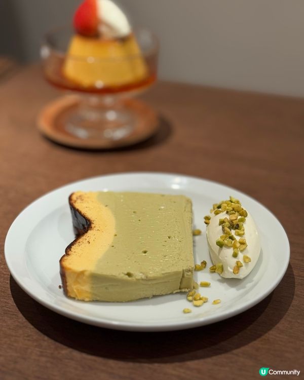 鰂魚涌美食遊記！木系咖啡店☕️😋超正開心果芝士蛋糕💚