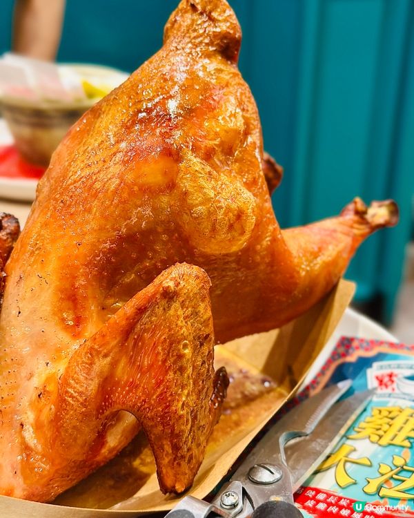 備長炭火脆皮燒雞🔥即叫即燒爆哂汁🤤