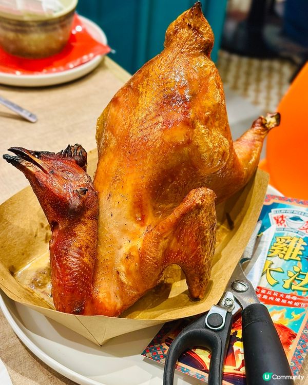 備長炭火脆皮燒雞🔥即叫即燒爆哂汁🤤