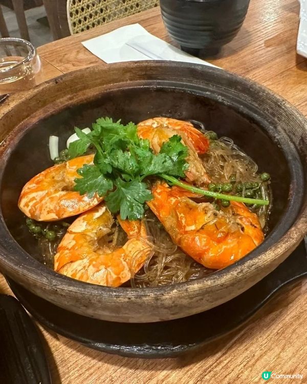 乾炒蝦粉絲😋鮑魚麻婆豆腐🤤！滋味軒正呀！