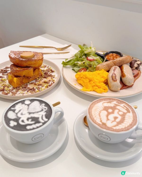 打卡拉花Cafe📸！木系簡約風～