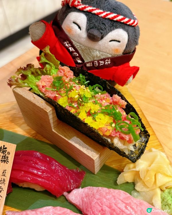 鮨樂新菜式！鹿兒島和牛巨切壽司🤤！