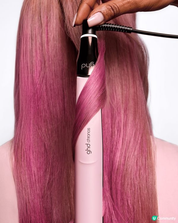 免費送全新ghd雪葩粉紅限量系列💖3倍迅速造型 打造持久女神亮髮