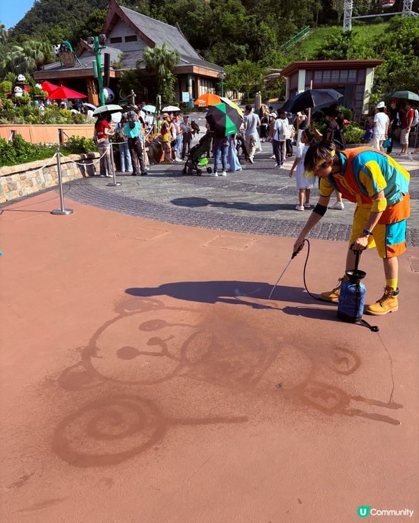 暑假去海洋公園玩🐼！一家大細勁開心🥳！