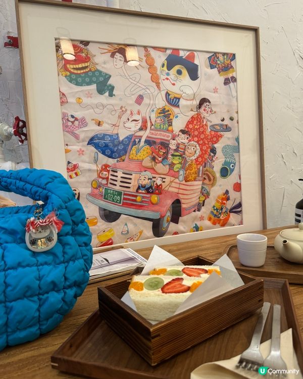 港島打卡📸！水果三文治😋