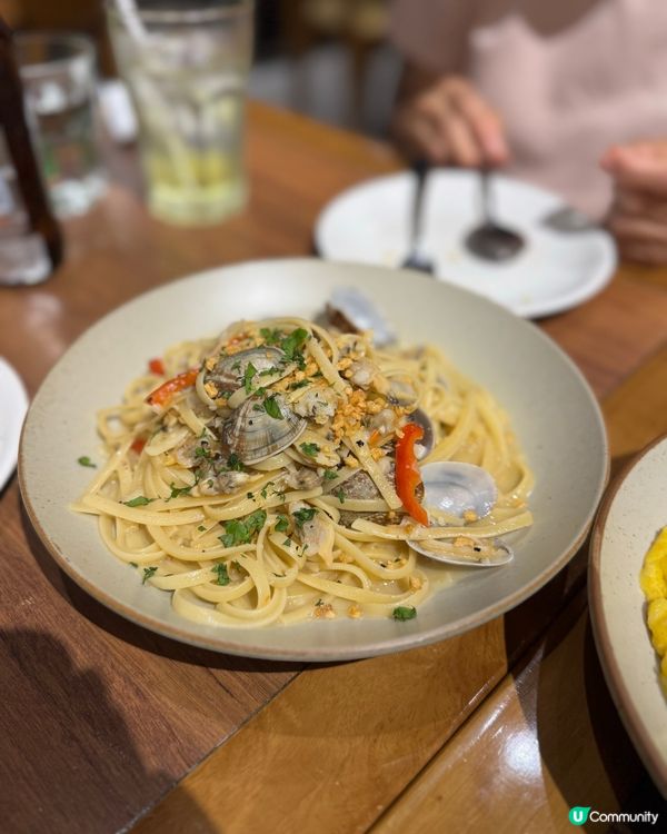1西灣河犀牛廚房🤤！蜆肉意粉超正！😋