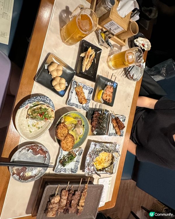 西灣河串燒記🤤！$800有找食到撐！🦀🧀