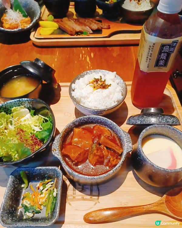 紅酒汁牛舌定食😋！牛舌控衝呀！🥩🍚