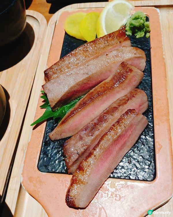 紅酒汁牛舌定食😋！牛舌控衝呀！🥩🍚