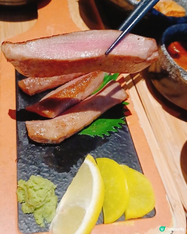 紅酒汁牛舌定食😋！牛舌控衝呀！🥩🍚