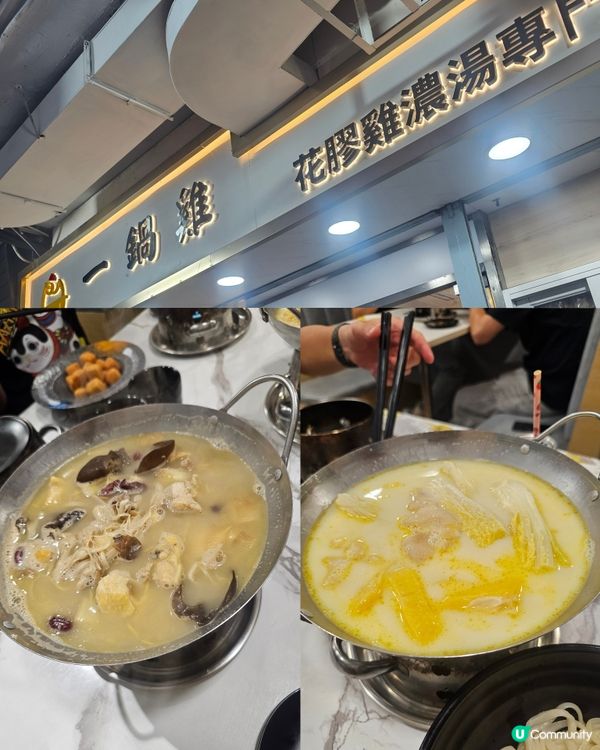 花膠雞/黃酒雞鍋🤤！平靚正！排隊都值！🍲😋