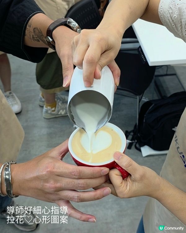 3小時咖啡拉花體驗班☕️✨️HKU SPACE✨