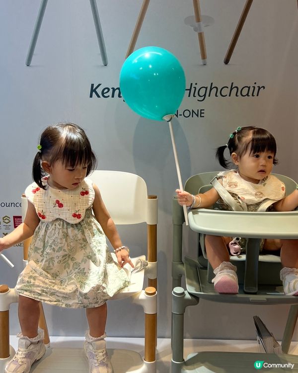 便攜餐椅神器！摺埋勁薄🤩帶出街無難度！👶🏻